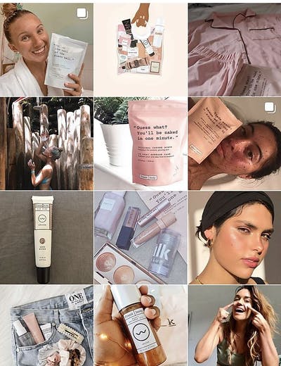 Frankbody usa contenido generado por el usuario en sus publicaciones de Instagram, de clientes con sus productos.